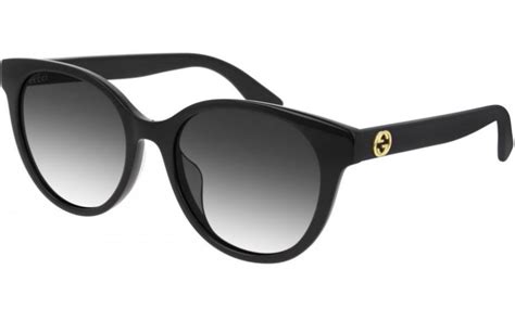 Gucci™ GG0702SKN 001 54 Black Sunglasses 